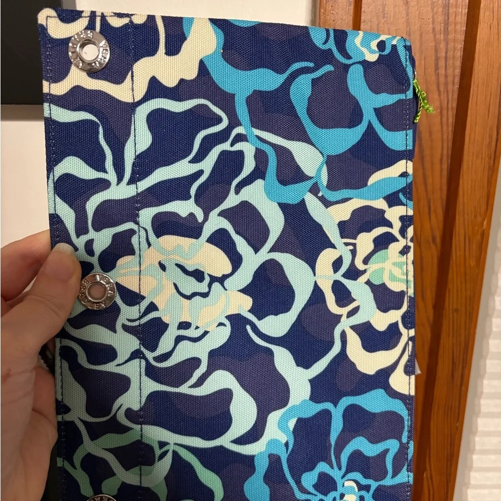 Vera Bradley floral pencil pouch for 3 ring binder nwt